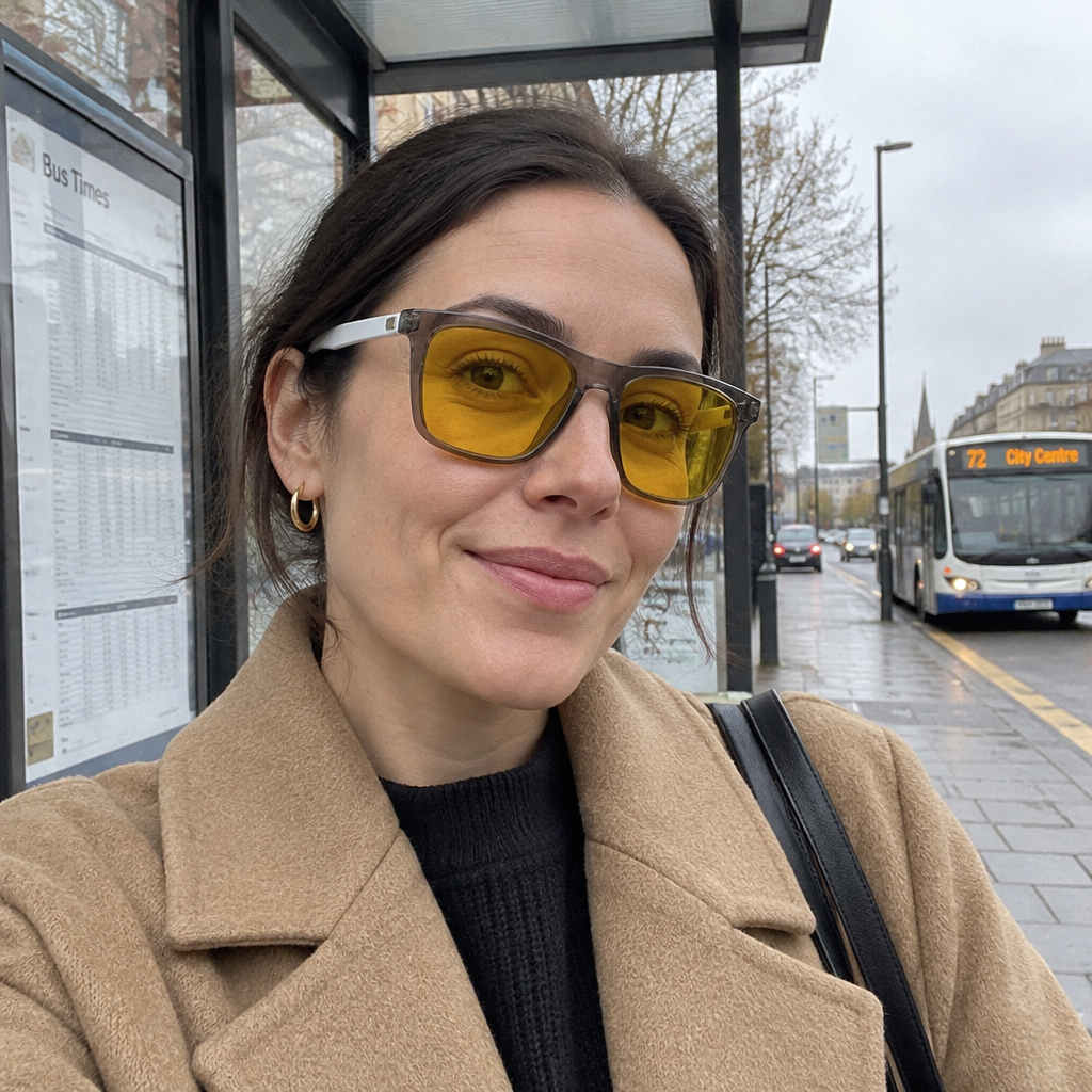 Lumzi Amber Yellow Lens Glasses